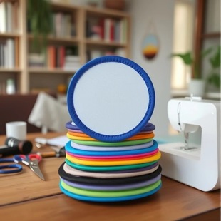 Popular Solid Color Double-Layer Round Makeup Remover Cotton Pad Reusable Wholesale Customized Makeup Environmentally Friendly Material Cotton Pad
