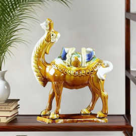 唐三彩陶瓷骆驼摆件丝绸之路骆驼酒柜客厅玄关装饰酒店开业礼品