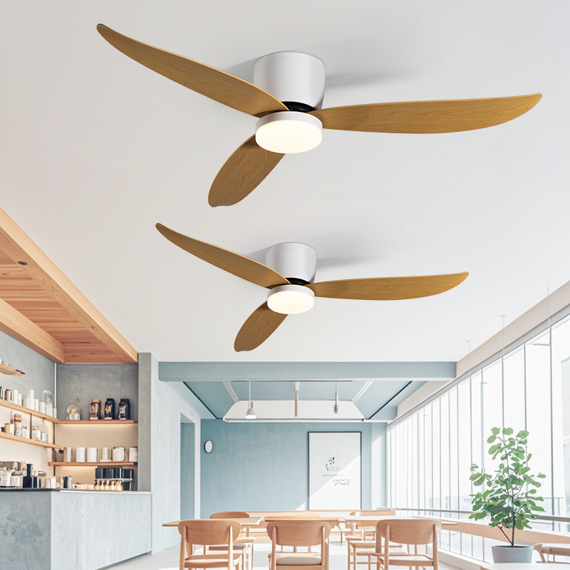 Ventilador de Techo con Luz de Acrílico, con Control Remoto y App, para Sala de Estar y Dormitorio image 1