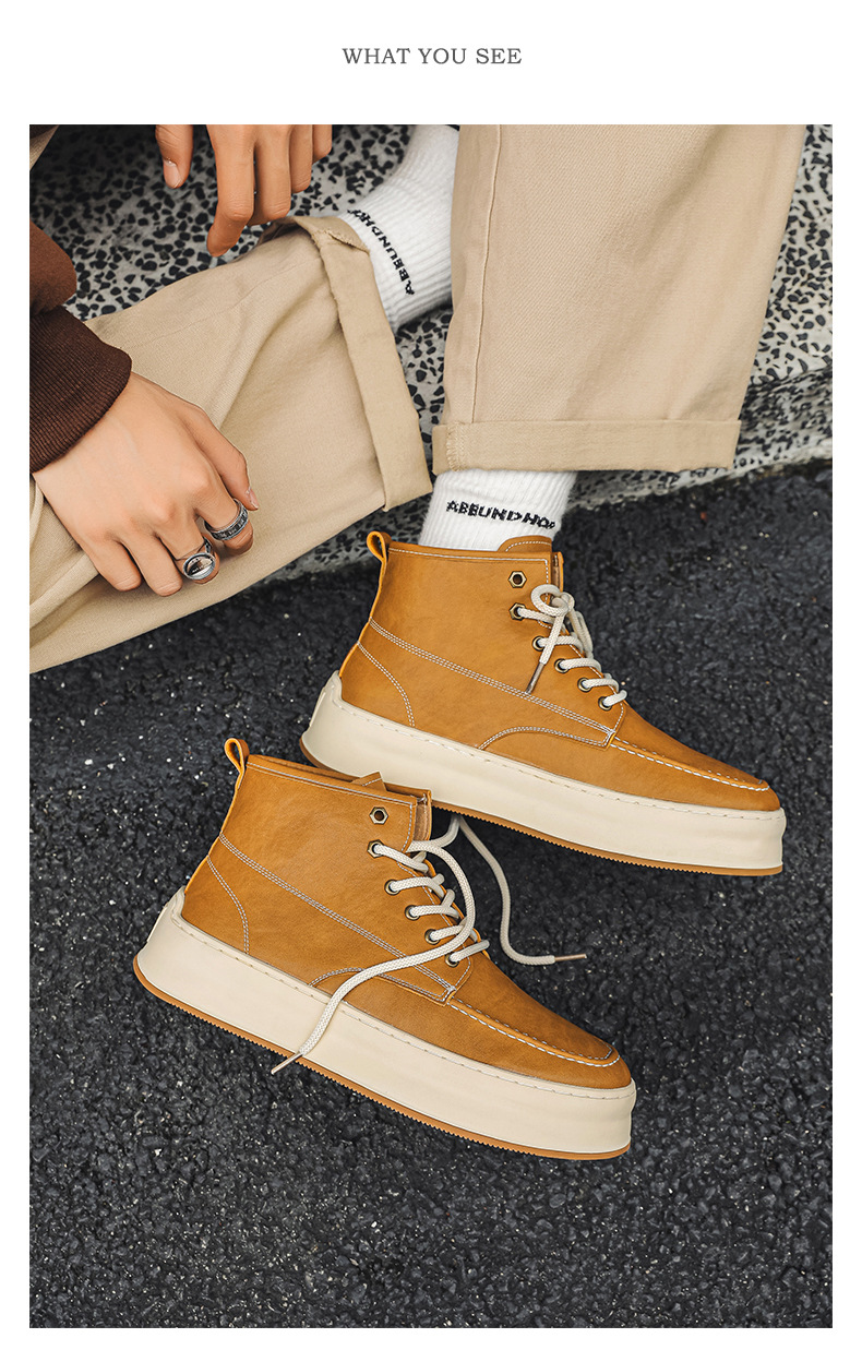 Herren Chukka Boots Aus Echtleder Atmungsaktive Mid Top Freizeitschuhe_voghion.com