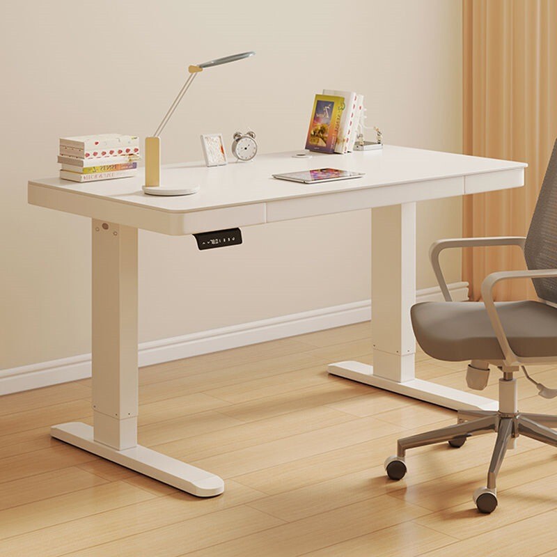 Electric Table Lifting Solid Wood Desk Fully Automatic Computer Desk E-Sports Home Liftable Smart Desk Workbench
