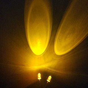 Topxcdz 100Pcs 5mm Led Flackern Dioden Blinkt Gelb Blinkt Ke