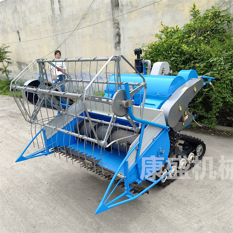 手扶小型割麦机 水旱两用稻谷收割机全自动家用小联合收水稻