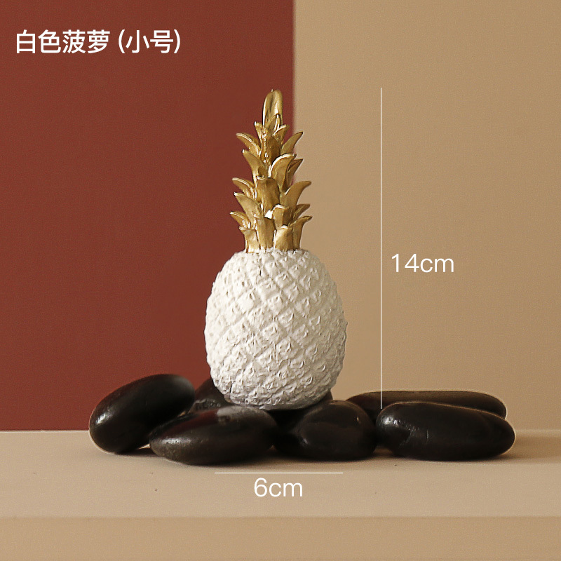 北欧 INS クリエイティブゴールデンパイナップル装飾品リビングルームテレビキャビネットデスクトップ装飾ホームアクセサリー寝室の家具
