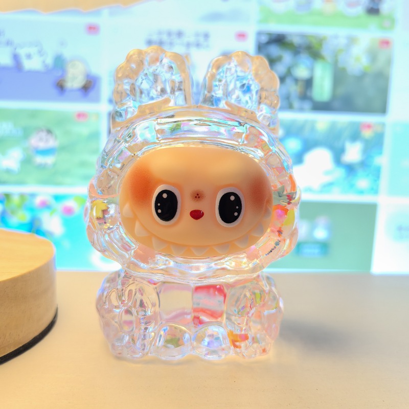 抖音爆款入油流沙拉布布盲盒创意精品公仔手办桌面摆件玩具批发|undefined