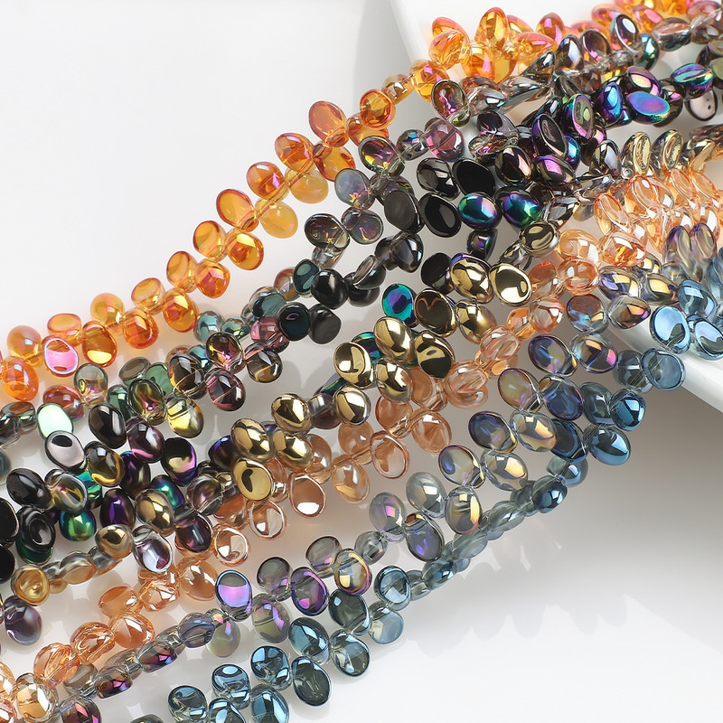 diy Accessories Nail Art Accessories Magic Color Nail Art ins Style Crescent Three-dimensional Glass Aurora Stone Nail Sticker Decoration