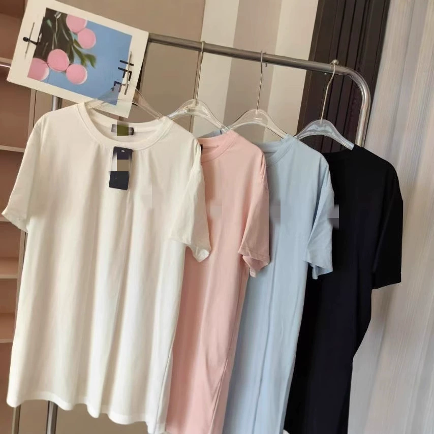 Новая летняя стильная однотонная мужская и женская универсальная повседневная футболка с короткими рукавами и круглым вырезом Raff's