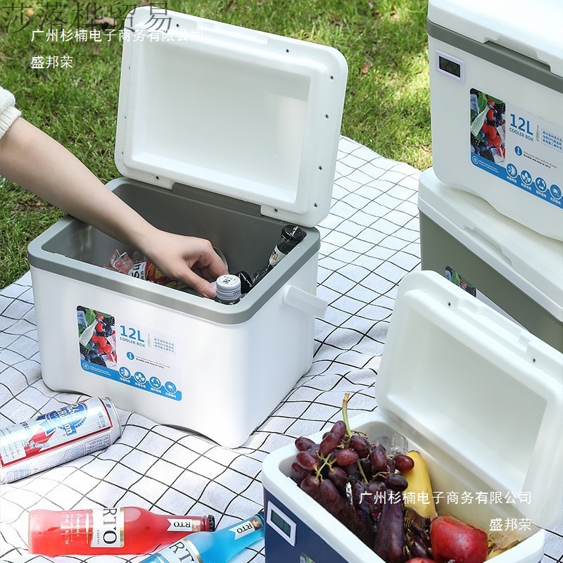 Wholesale 2025 New Car Refrigerator Small Freezer Insulated Box Breast Milk Preservation Camping Style Stall Outdoor Large Capacity