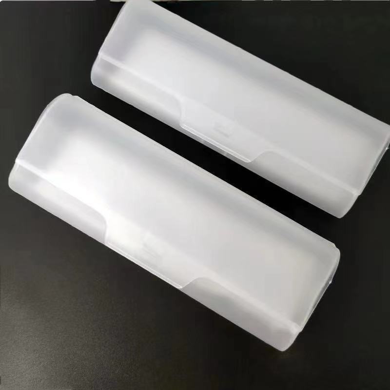 New fashionable reading glasses case, PVC transparent plastic nearsighted glasses case, frosted semi-transparent environmentally friendly material reading glasses case