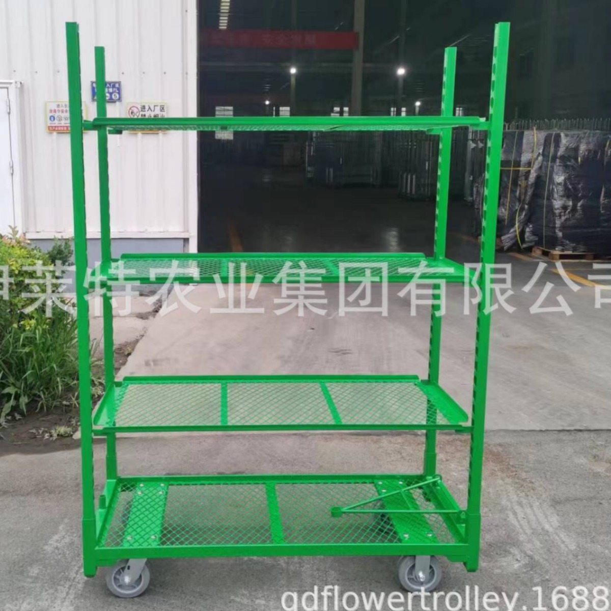 厂家推荐花卉台车，周转车，育苗车，拉板网多层车