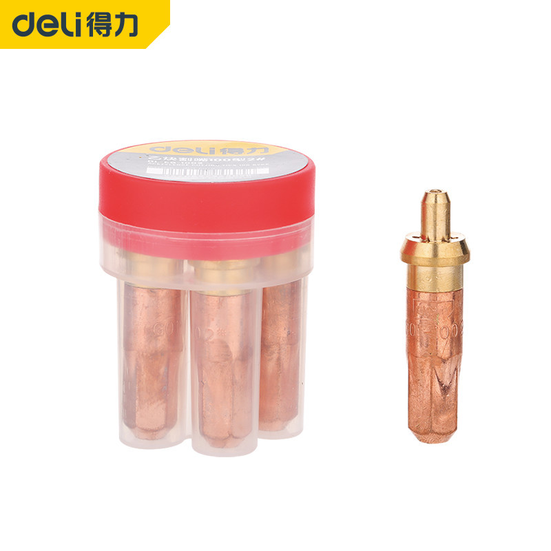 得力乙炔割嘴30 100型丙烷割嘴环形割咀铜材液化气煤气梅花割咀