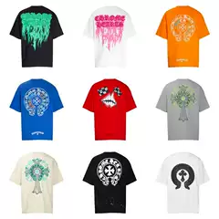 2024 European and American Summer Fashion New Style Correct Version Summer Short-Sleeved European and American Street Hip-Hop Men's and Women's Series