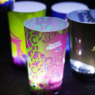 14oz�l��ˮ��LEDˮ�Б��l�ⱭPS���ϰl�Ɑ ��ȫ��ӡˢ�l��ɘ���