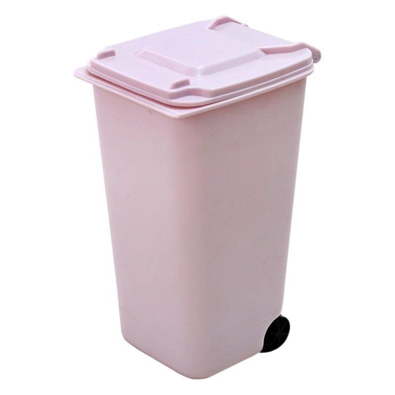 Factory Direct Sales Mini Plastic Desktop Trash Can, Creative Multifunctional Pen Holder, Desktop Miscellaneous Classification Trash Can