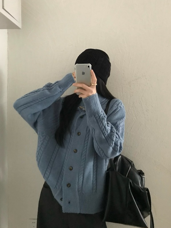 高级感翻领麻烦毛衣外套女2025秋季新款韩版百搭软糯针织开衫上衣|undefined