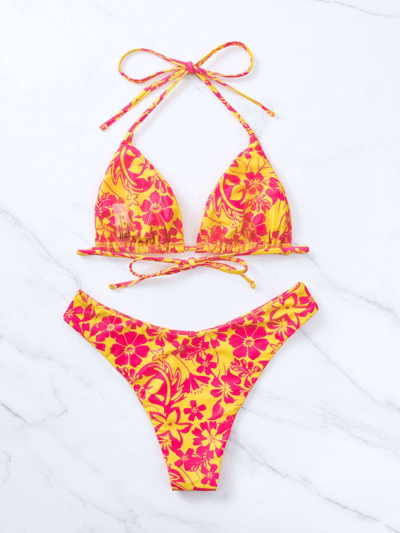 Women's Ditsy Floral Printing 2 Piece Set Bikinis display picture 3
