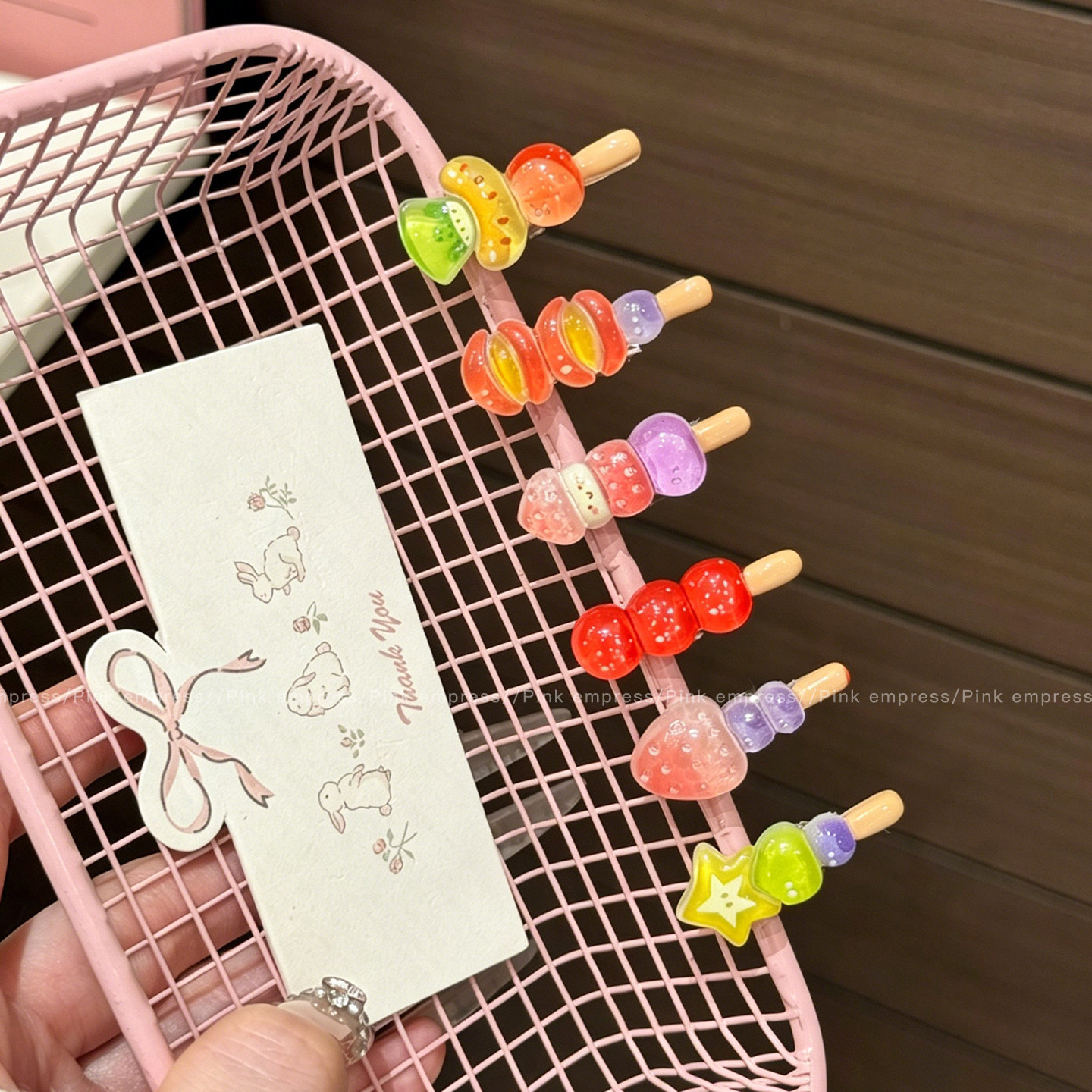 Tijeras de simulación divertidas bombilla pequeña horquilla tocado lado femenino frente Bangs clip de pelo roto horquilla accesorios para el cabello