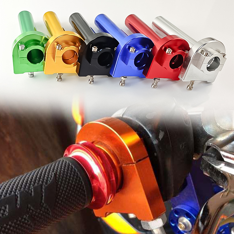 Accesorios de modificación de motocicleta, manillar, giro del acelerador, giro del acelerador, giro grande, manija CNC, aceleración, asiento de repostaje, varios modelos