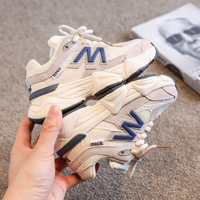 Kindersportschuhe Mesh atmungsaktiv 2023 Frühling und Herbst Neue Babyschuhe S'Schuhe Mädchen Papas Schuhe Mittelgroß_voghion.com