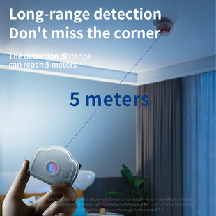 Hotel Anti-Peeping Artifact Optical Reflective Camera Detector Portable Infrared Light Anti-Peeping Detector