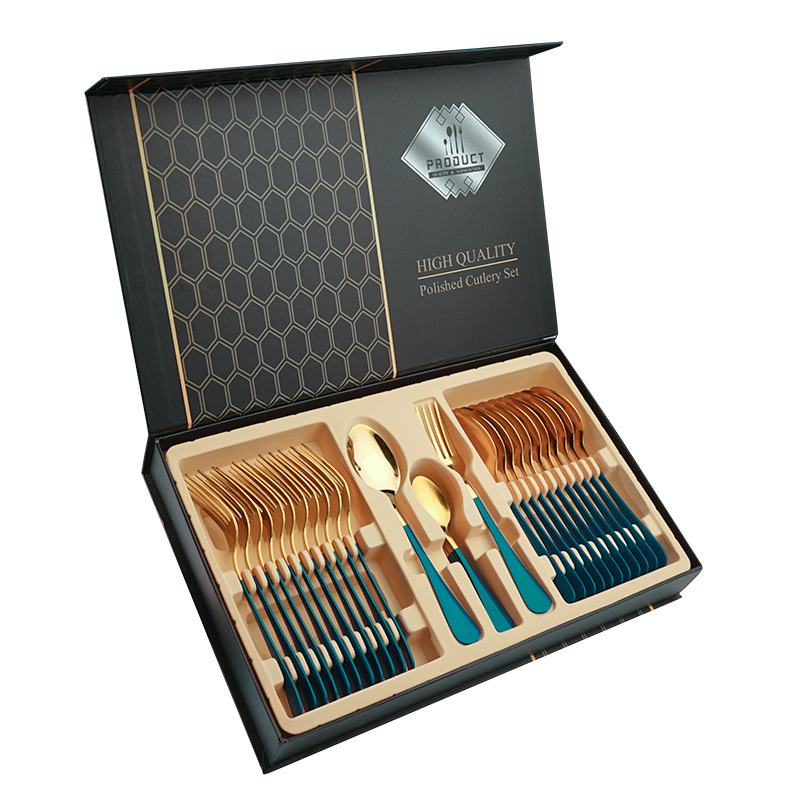 네트 레드 36 피스 세트-그린 골드