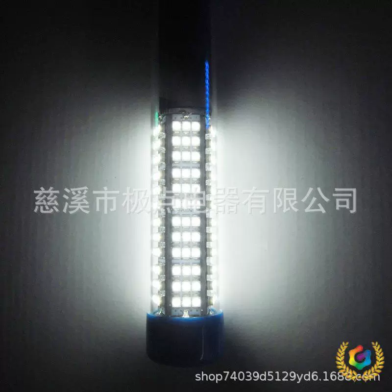 12V/24V подводный зелёный свет, белый/синий/жёлтый светодиодный свет для приманки, привлекающий рыб освещатель, комплект для рыбалки
