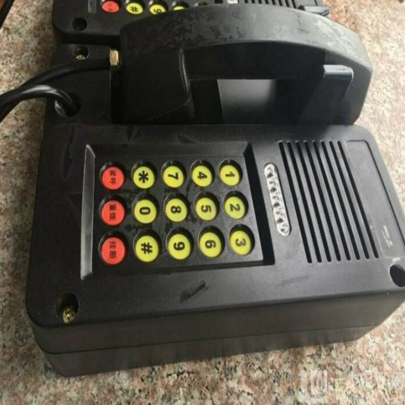 teléfono a prueba de explosiones de seguridad intrínseca para uso en la mina con instalación conveniente de comunicación subterránea y señal estable de sonido claro