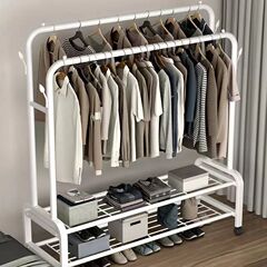 衣類乾燥ラック、自立式、家庭用、寝室用ハンガーラック、屋外バルコニー用乾燥ラック、簡易衣類ラック、寮用衣類ラック