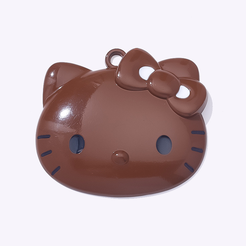 ハイエンド猫頭光沢のある合金ペンダントアクセサリー DIY 携帯電話チェーンキーホルダーバッグペンダントジュエリー材料アクセサリー|undefined