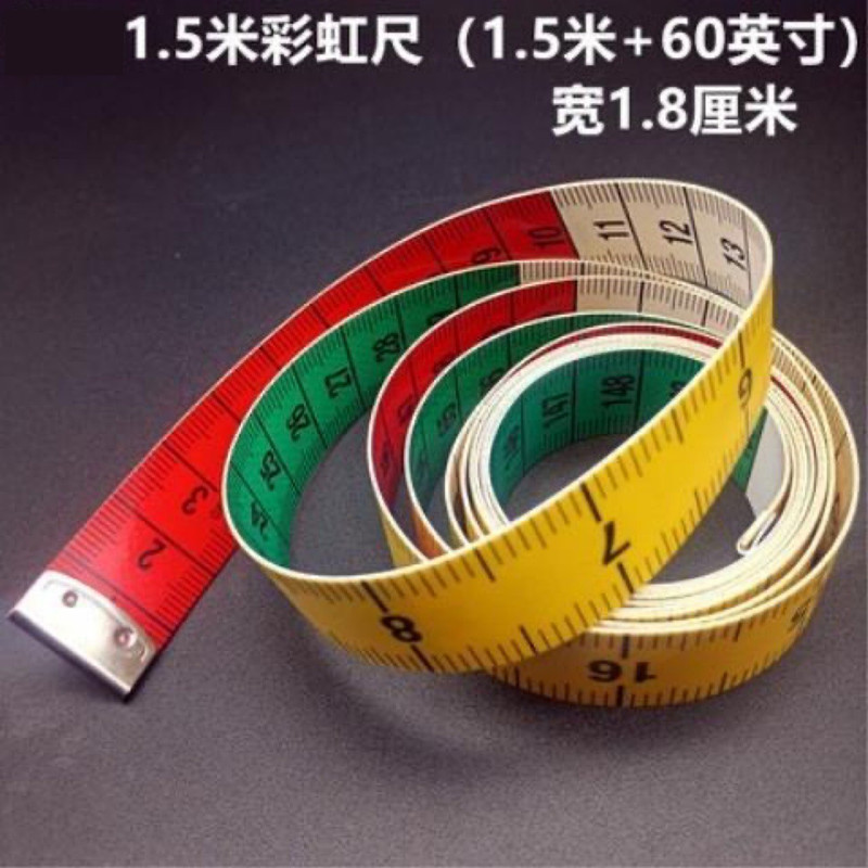Cinta métrica de calidad importada, cinta métrica, cinta métrica, cinta de medición, cinta de sastre, cinta métrica, medida de 1,5 metros, ropa