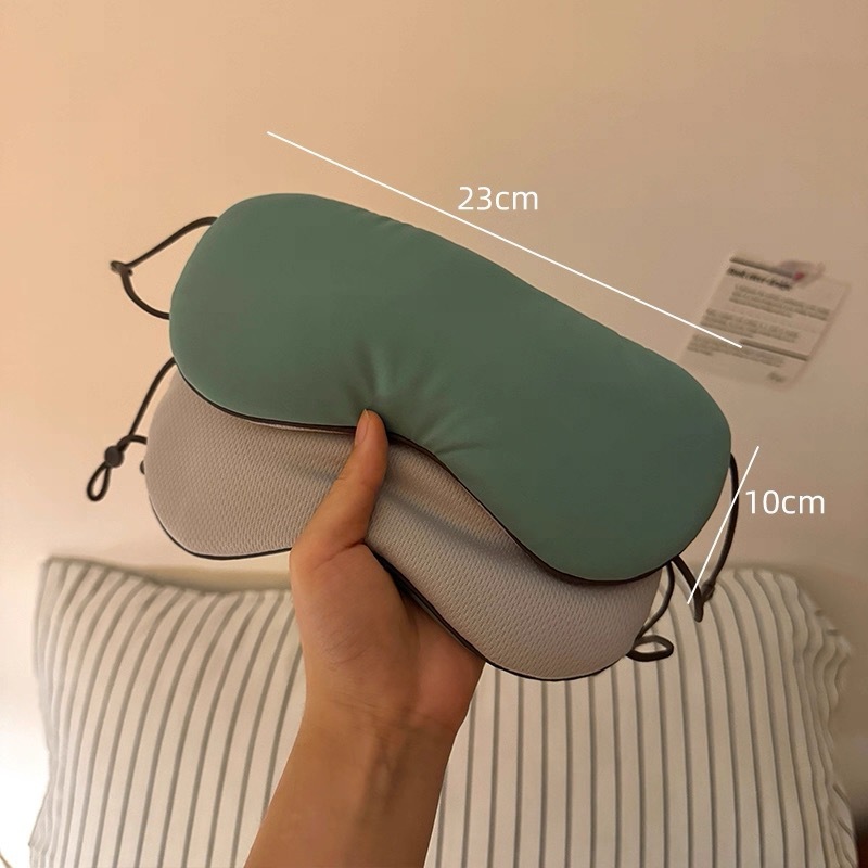 可爱毛绒眼罩女睡眠遮光缓解眼疲劳护眼睡觉睡眠专用学生午休不勒|undefined