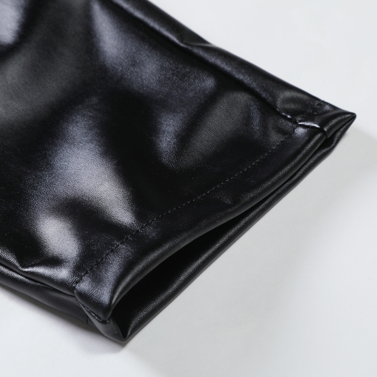 2024 Pantaloni in pelle punk per abbigliamento da prestazione casual in PU nuovo colore primavera 2024_voghion.com