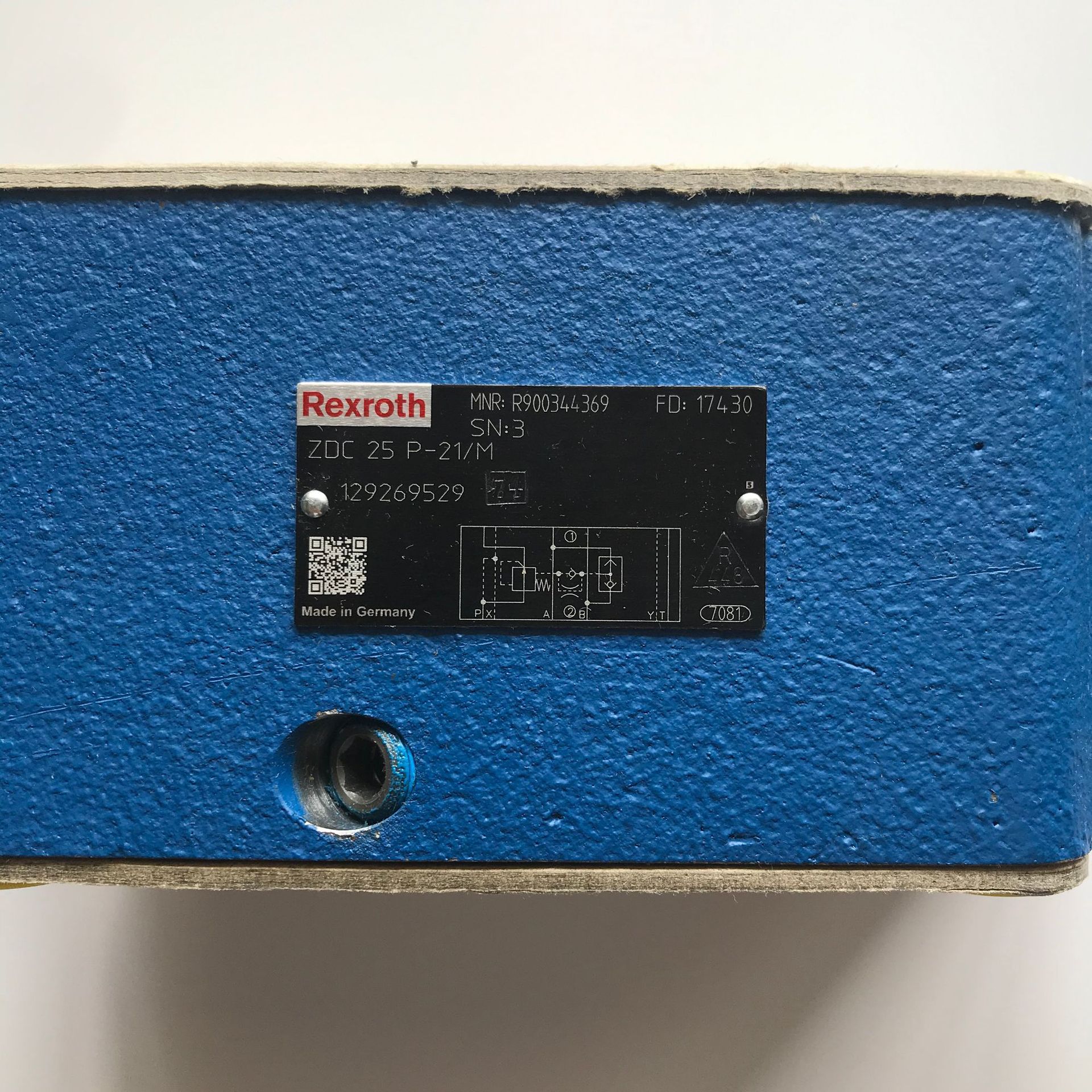 德国Rexroth/力士乐 ZDC25P-21/M 叠加阀