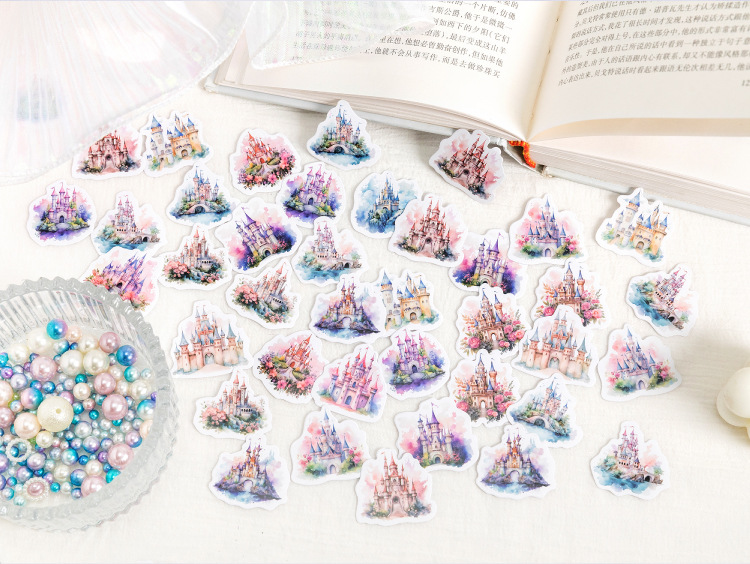 46 teile/schachtel Nette Erdbeere Frische Obst Pflanzen Blumen Kaffee Thema Zauberer Tagebuch Journaling DIY Kreative Siegel Aufkleber – Detail 16