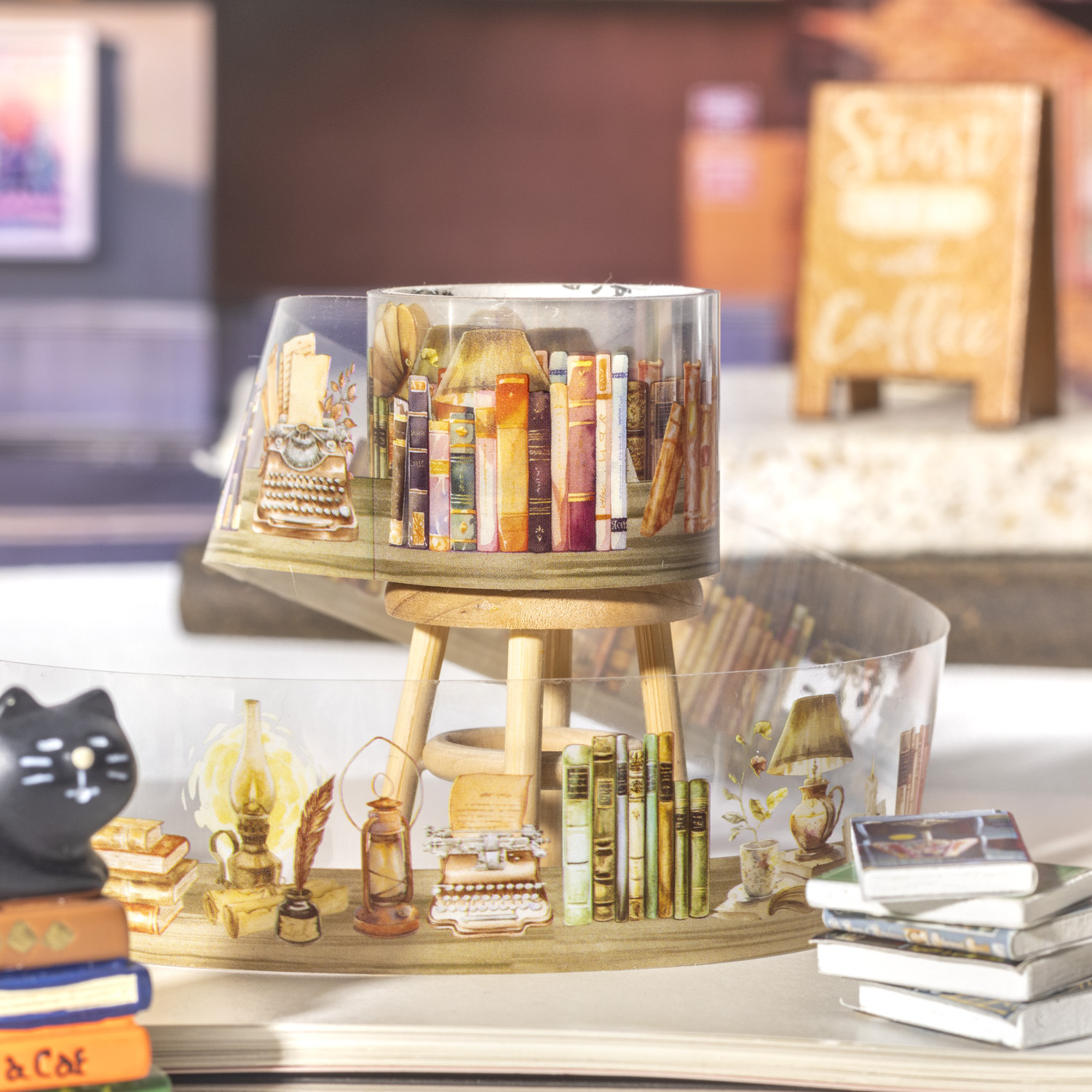 Ketchup Girl PET Retro Personaje Cintas y la vida encuentran la serie de libros de mano DIY material de decoración cinta adhesiva