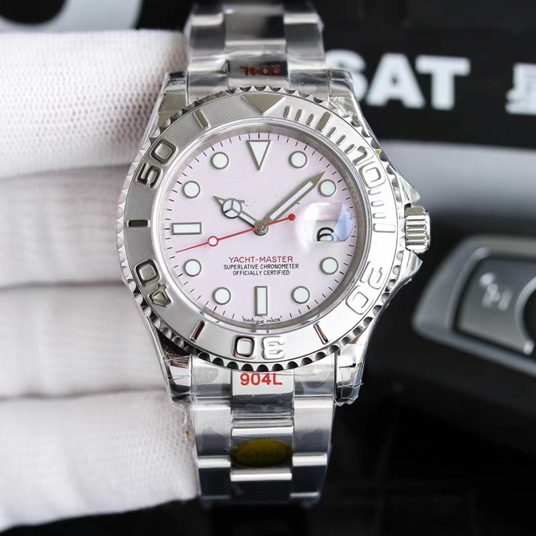 Micro-business generation manufacturers yacht Ditong ceramic ring luminous calendar fine steel belt automatic mechanical men's watch