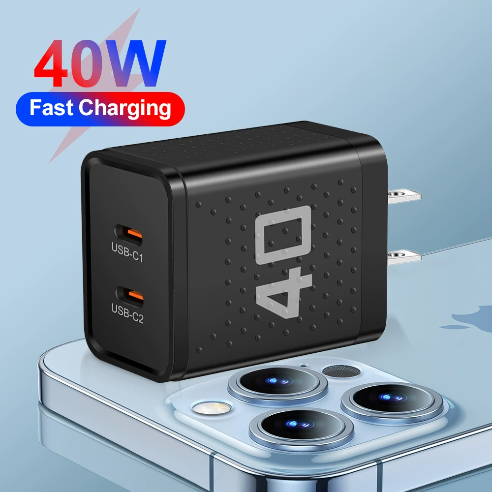 Мобильный телефон, зарядка для путешествий, оптом, 40W