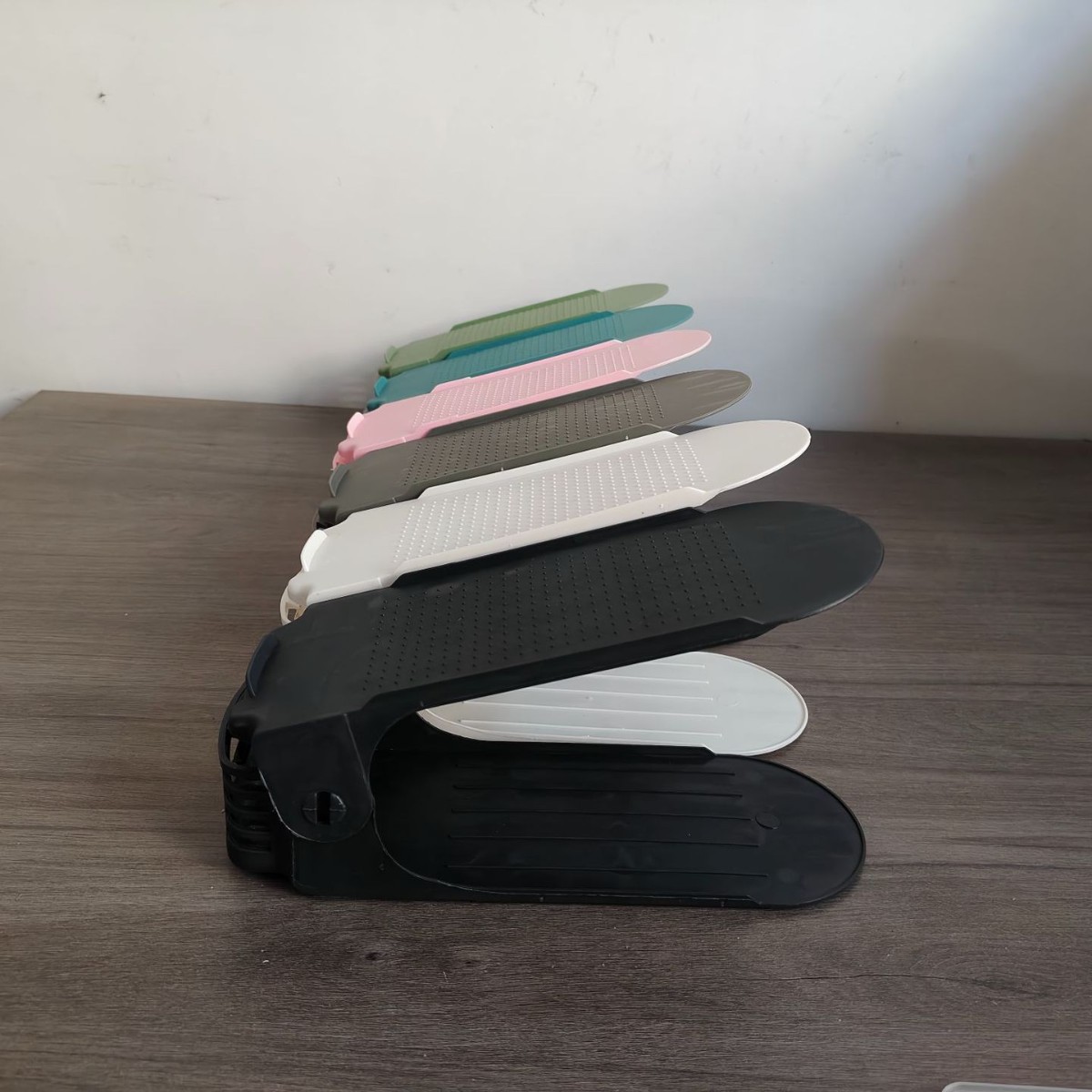 Adjustable Shoe Rack Double-layer Storage Rack Shoe Holder Household Space-saving Shoe Flating Rack Dormitory Student Shoe Bracket