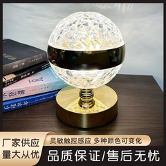 2025年新款亚克力环球氛围灯拍拍灯高级感小夜灯创意台灯厂家批发