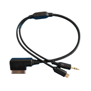 Factory direct Mercedes-Benz car Micor USB + DC3.5 audio line Android charging Line Music Interface Audio