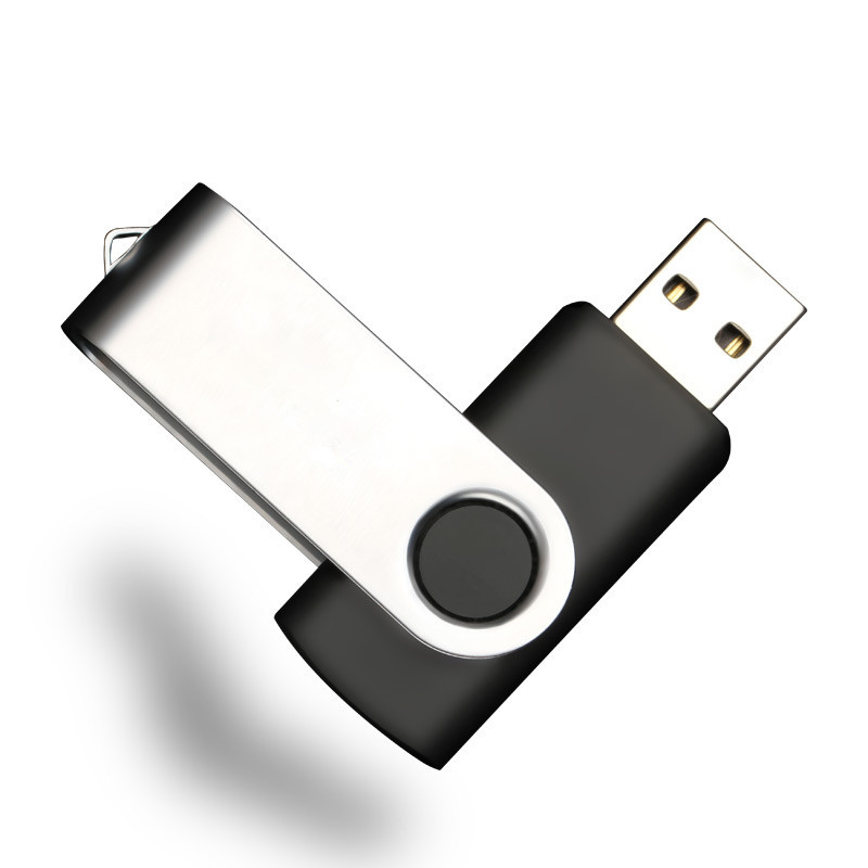 Rotary u disk logo personalizado metal 32g clip creativo 16g exposición oferta regalo 8g alta velocidad al por mayor unidad flash USB