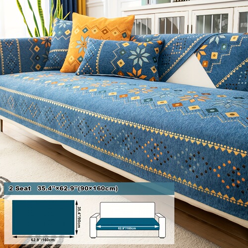 Bohemian Sofa Cover 1pc Bohemian Chenille Sofa Cover