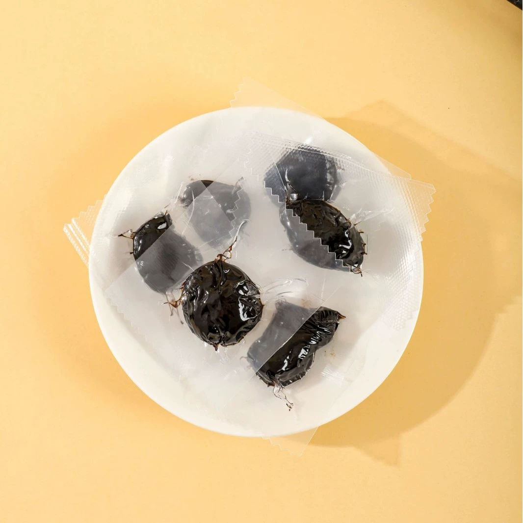 Семена рецина глютиноза? (Rehmannia glutinosa) Китайские лечебные материалы Nine-steamed and nine-dried Rehmannia glutinosa, произведенные Huaijiao Sand-free vacuum indepdent packaging Ready-to-eat Rehmannia glutinosa Chinese medicinal materials