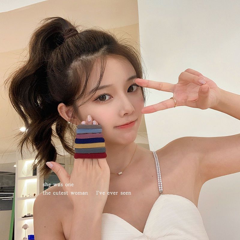 Elastic durable cute hair rope for adults