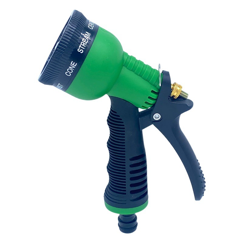 Заводская поставка бытовой 8 функций автомойки водяной пистолет Пластиковый садовый водяной пистолет садовый душ полив цветок 8 функций водяной пистолет