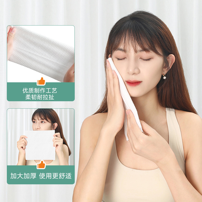 Toalla DE CARA desechable de algodón engrosado toalla suave salón de belleza Toalla de limpieza especial Toalla de rollo grande en stock suministros al por mayor