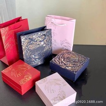 粉色196口红唇膏礼盒礼袋节日红色美妆小蛮腰口红包装空盒购物袋