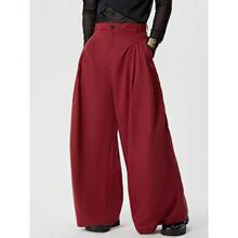 I 24424 Oversized Pocket Low Crotch Jumpsuit ��ɫ�����