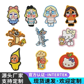 布贴;烫图、烫钻;洗唛、商标