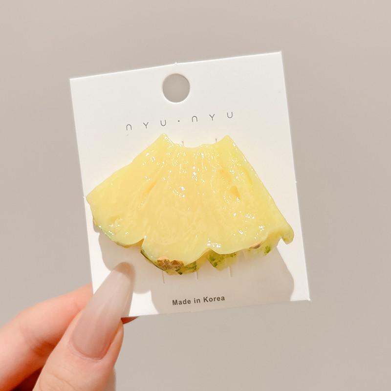 多巴胺彩色刘海发夹女夏天碎发鸭嘴一字夹发卡ins侧边夹子头饰品|undefined